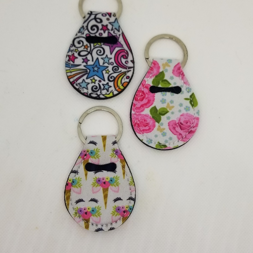 3 Quarter holder keychains